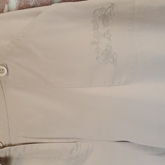 Capris cream color by Conrad C - Picture 2 of 7